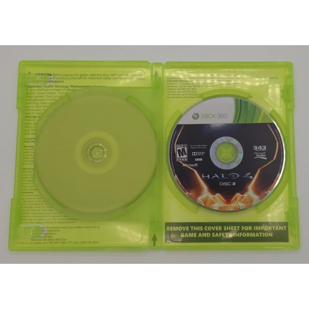 Halo 4 - Xbox 360 - Complete 2-Disc Set - Tested - Fast Shipping